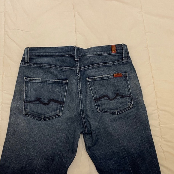 7 For All Mankind "High Waist Bootcut" (mid rise) Size 29 Great Condition! - Picture 10 of 11